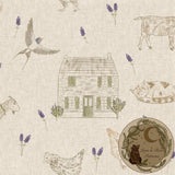 French farmhouse | two colourways |surface design | seamless pattern |