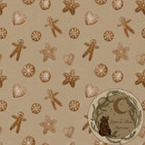 Gingerbread | surface design | digital download |  non exclusive | seamless pattern