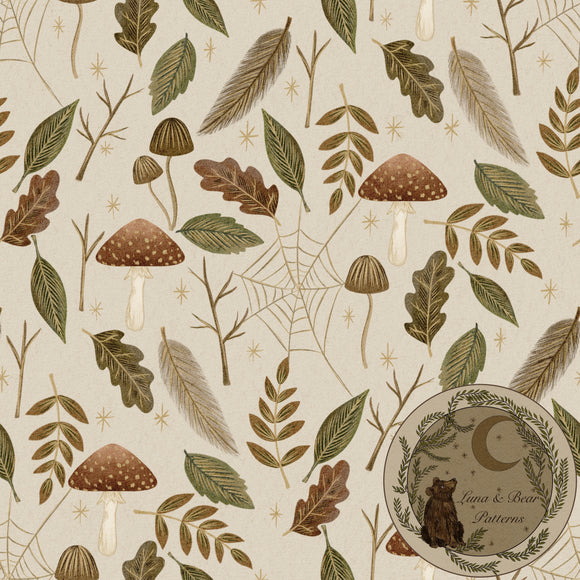 Autumn Jewels | Surface Design | Seamless Pattern | Non-exclusive