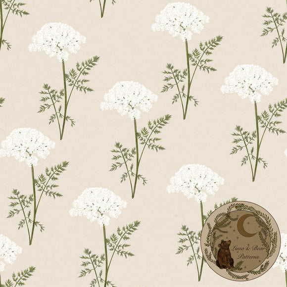 Queen Anne’s Lace | Seamless pattern | Exclusive colourways