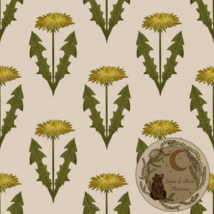 Simple dandelion | seamless pattern | surface design |non-exclusive