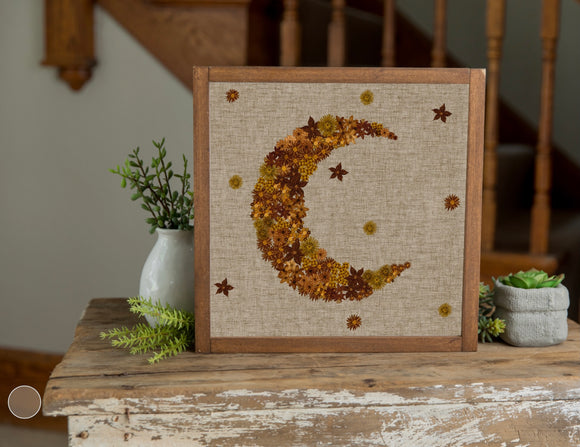 Floral Moon Print