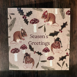 Winter Mouse Christmas Card