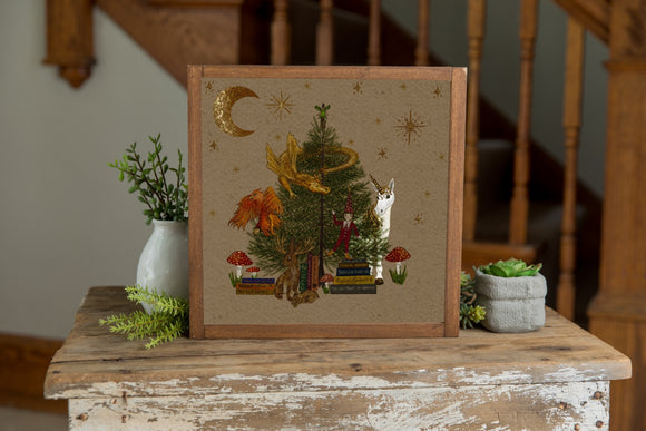 Magical Christmas art print